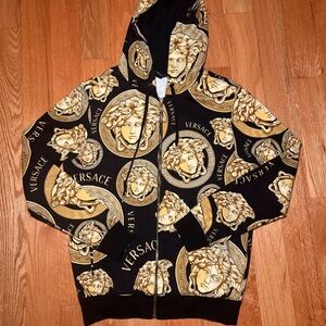 Versace Super Runway Medusa All Over Hooded Track Jacket 🔥🔥🔥